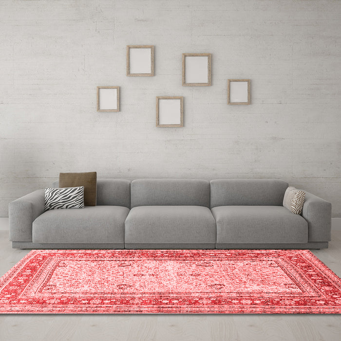 Traditional Red Washable Rugs