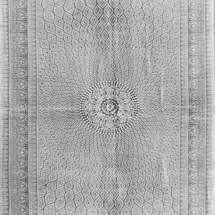 Medallion Gray Traditional Rug, tr4812gry