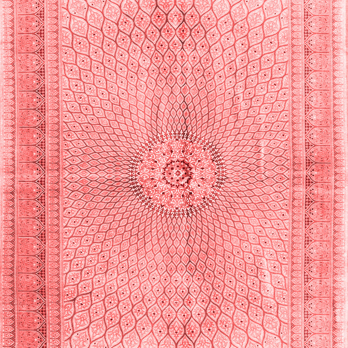 Medallion Red Traditional Area Rugs