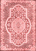 Medallion Red Traditional Area Rugs