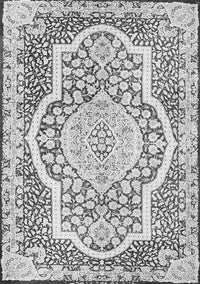 Medallion Gray Traditional Rug, tr4813gry