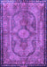 Machine Washable Medallion Purple Traditional Area Rugs, wshtr4814pur