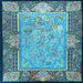 Square Persian Light Blue Traditional Rug, tr4815lblu