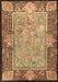 Machine Washable Persian Brown Traditional Rug, wshtr4815brn