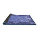 Sideview of Persian Blue Traditional Rug, tr4815blu