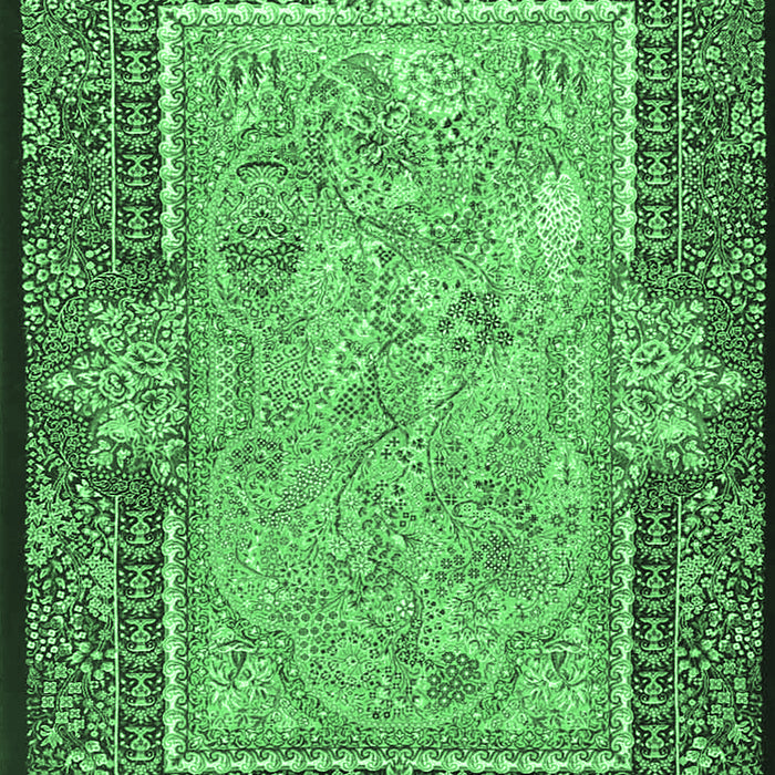 Persian Emerald Green Traditional Rug, tr4815emgrn