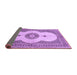 Sideview of Medallion Purple Traditional Rug, tr4816pur