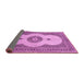 Sideview of Medallion Pink Traditional Rug, tr4816pnk