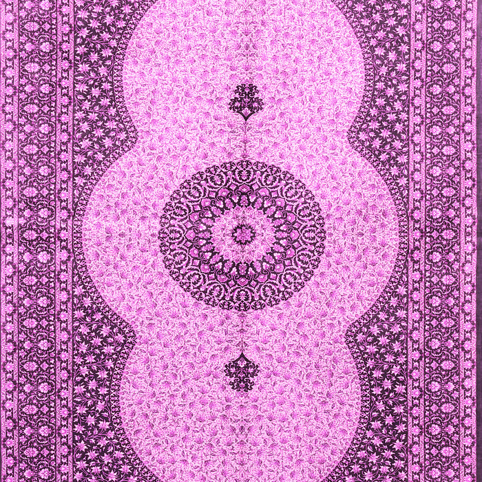 Medallion Pink Traditional Rug, tr4816pnk