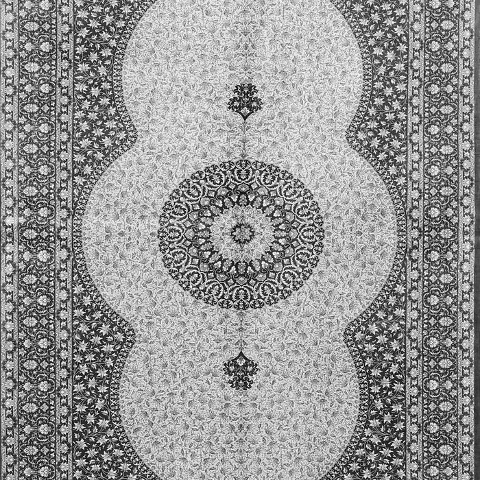 Medallion Gray Traditional Rug, tr4816gry