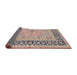 Sideview of Traditional Rose Pink Persian Rug, tr4817