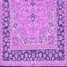 Square Persian Purple Traditional Rug, tr4817pur