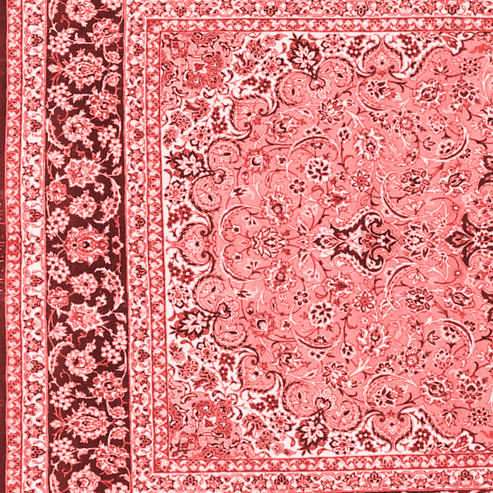 Machine Washable Persian Red Traditional Rug, wshtr4817red