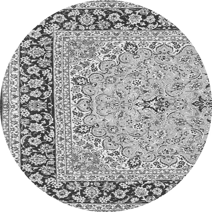 Square Persian Gray Traditional Rug, tr4817gry