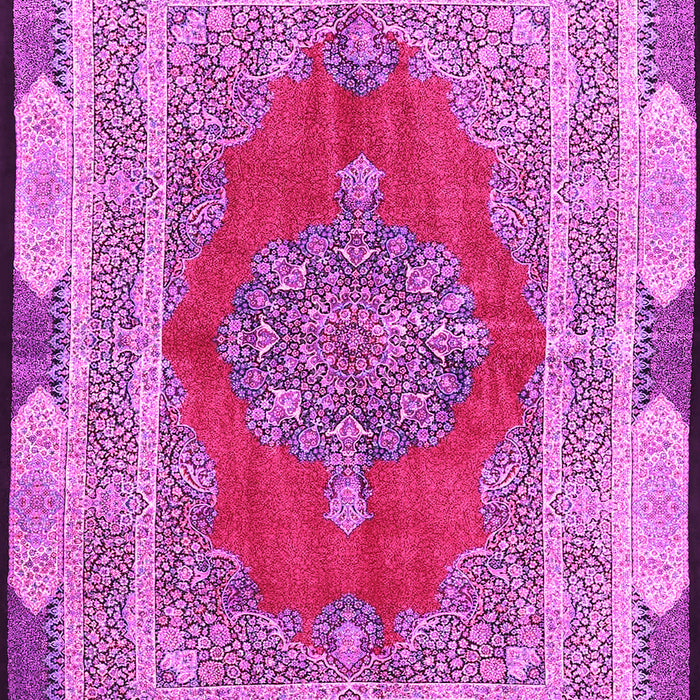 Medallion Pink Traditional Rug, tr4818pnk