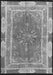 Medallion Gray Traditional Rug, tr4818gry