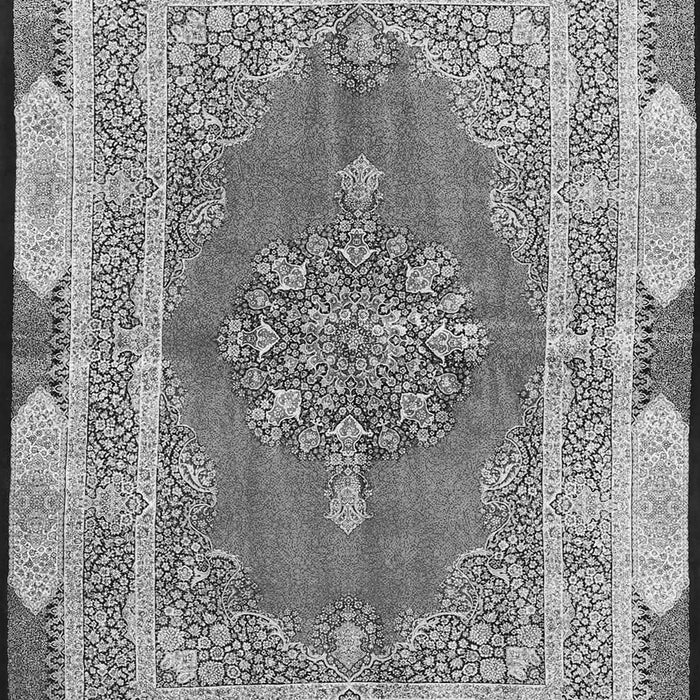 Medallion Gray Traditional Rug, tr4818gry