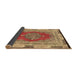 Sideview of Medallion Brown Traditional Rug, tr4818brn