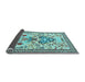 Sideview of Animal Light Blue Traditional Rug, tr4819lblu