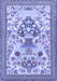 Machine Washable Animal Blue Traditional Rug, wshtr4819blu