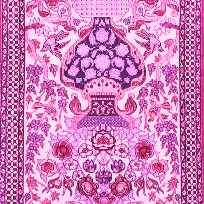 Animal Pink Traditional Rug, tr4819pnk