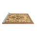 Sideview of Machine Washable Animal Brown Traditional Rug, wshtr4819brn