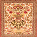 Serging Thickness of Animal Orange Traditional Rug, tr4819org