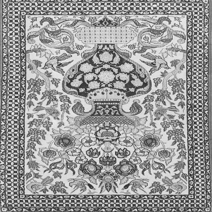 Serging Thickness of Animal Gray Traditional Rug, tr4819gry