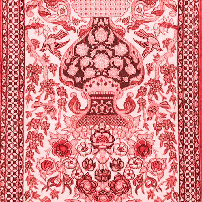 Animal Red Traditional Area Rugs