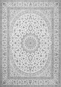 Medallion Gray Traditional Rug, tr481gry