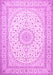 Medallion Pink Traditional Rug, tr481pnk