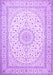 Medallion Purple Traditional Rug, tr481pur