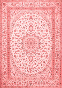 Medallion Red Traditional Rug, tr481red