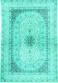 Persian Turquoise Traditional Rug, tr4820turq