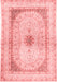 Persian Red Traditional Area Rugs