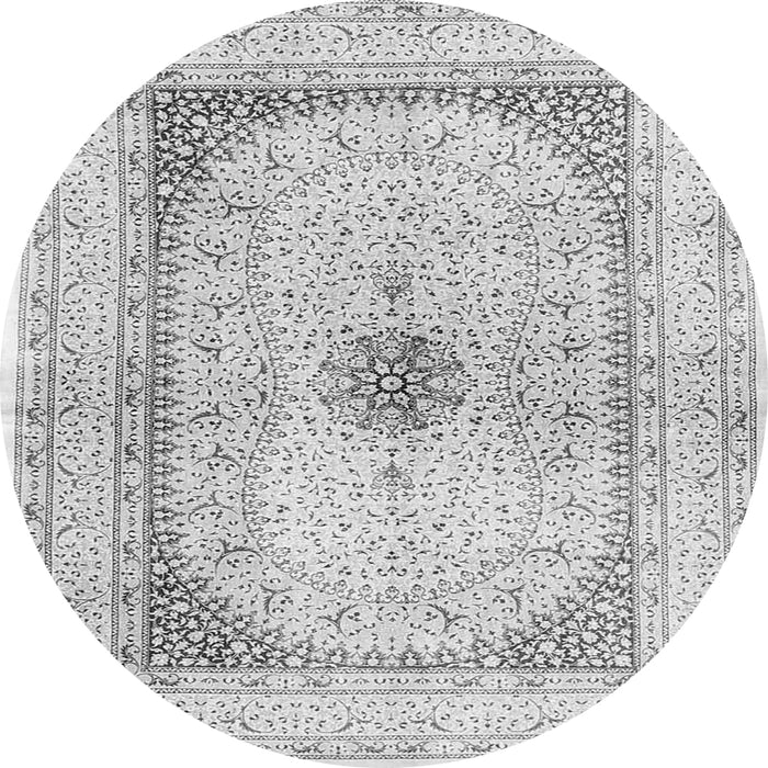 Square Persian Gray Traditional Rug, tr4820gry