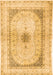 Persian Orange Traditional Rug, tr4820org