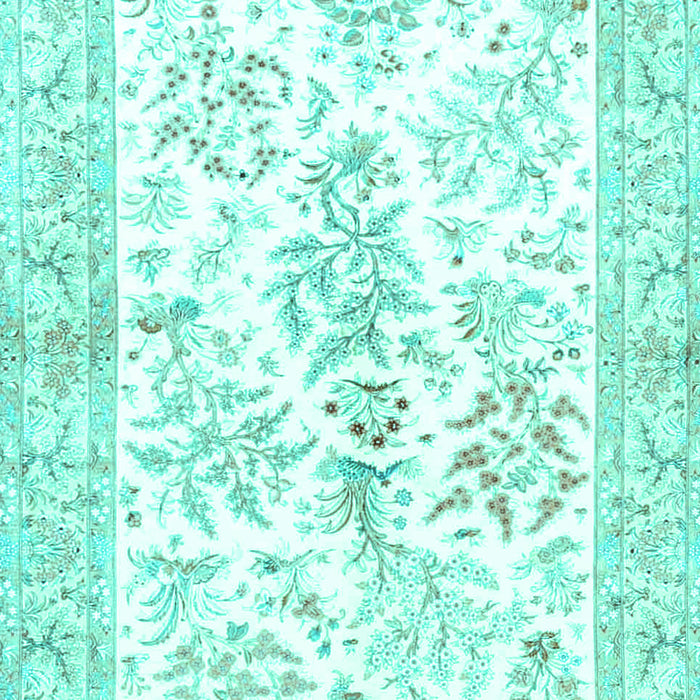 Persian Turquoise Traditional Rug, tr4821turq
