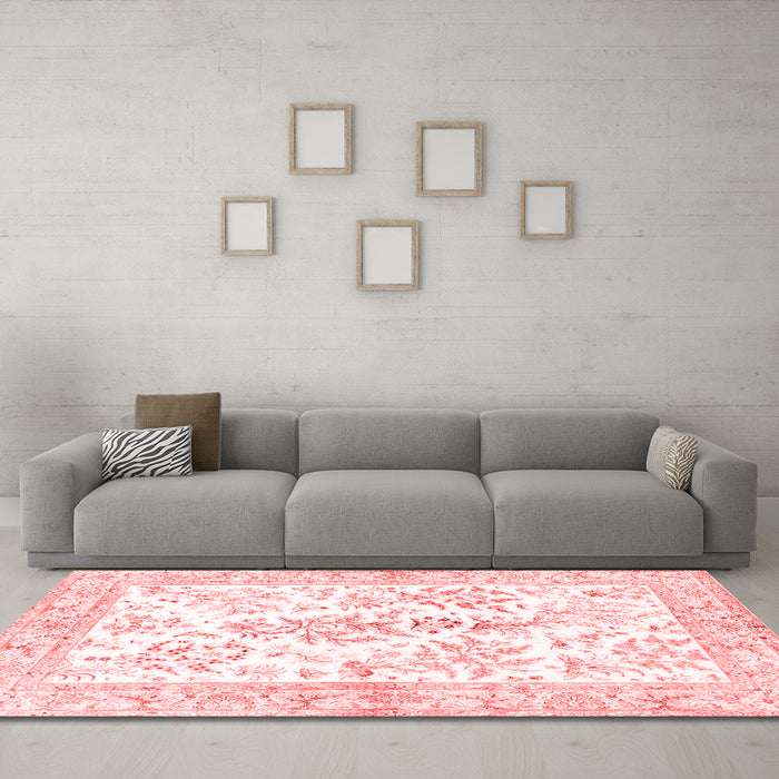 Traditional Red Washable Rugs