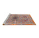 Sideview of Machine Washable Traditional Cherry Red Rug, wshtr4822