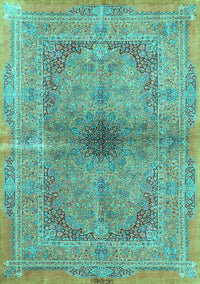 Persian Turquoise Traditional Rug, tr4822turq