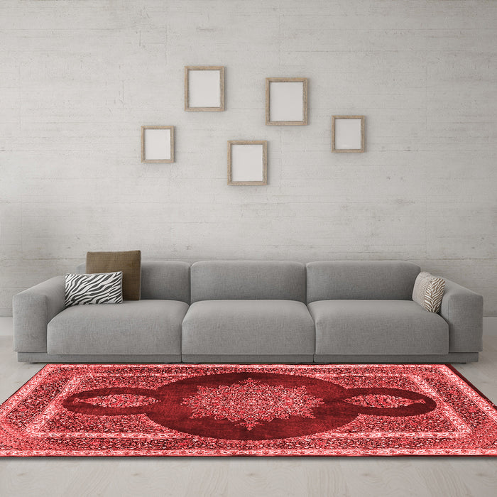 Traditional Red Washable Rugs
