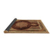 Sideview of Medallion Brown Traditional Rug, tr4824brn