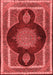 Medallion Red Traditional Area Rugs