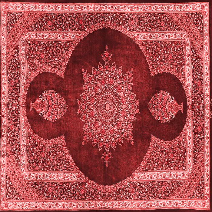 Medallion Red Traditional Rug, tr4824red