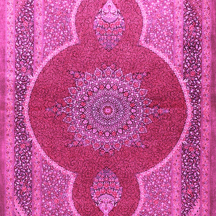 Medallion Pink Traditional Rug, tr4825pnk