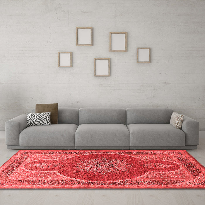 Traditional Red Washable Rugs