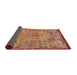 Sideview of Traditional Sandy Brown Persian Rug, tr4826