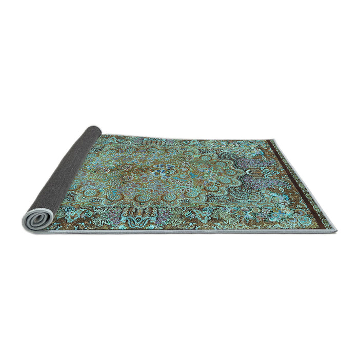 Sideview of Persian Light Blue Traditional Rug, tr4826lblu