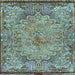 Square Machine Washable Persian Light Blue Traditional Rug, wshtr4826lblu